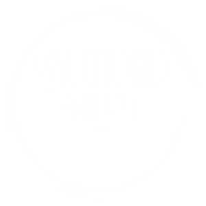 Blended Eatery White Logo - Womens Ringer Tee Design