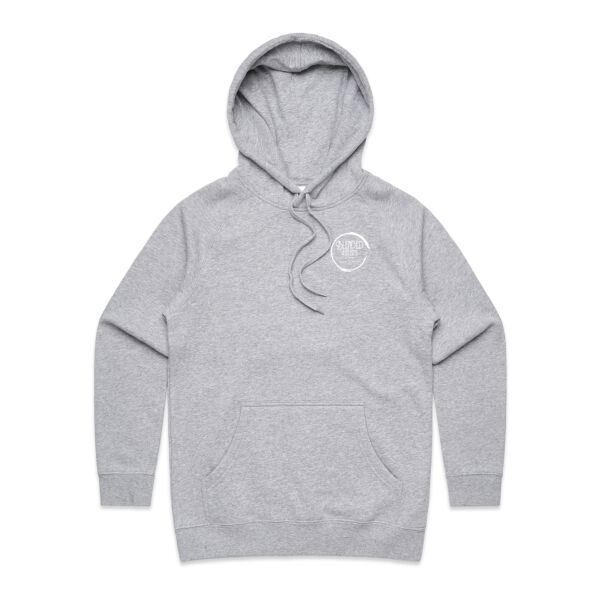 Blended Eatery White Logo - Womens Supply Hood Thumbnail