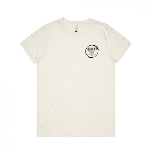 Blended Eatery Black Logo - Womens Maple Organic Tee Thumbnail